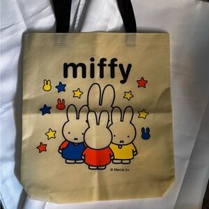 Miffy Canvas Tote Bag with Colorful Print
